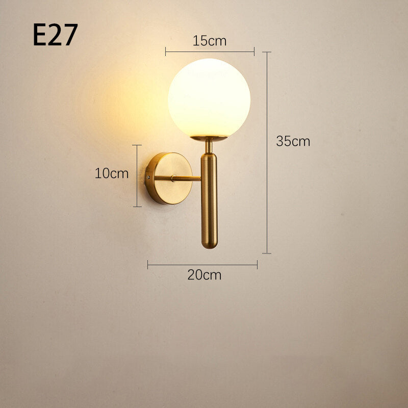 Modern Indoor Wall Light Lamp Suitable For Bedroom Bedside Living Room Home Decor Light