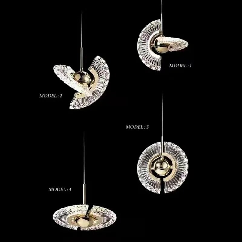 Nordic Pendant Lamp Hanging Lamps For Ceiling Rotatable Multi-Styling Led Light Indoor Lighting Home Bedroom Decor Pendant Light
