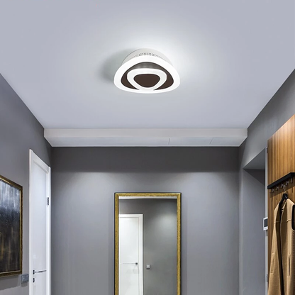 Modern Led Ceiling Lights Dimmable Triangle Art Ceiling Light For Living Room Corridor Hallway White Bedroom Lamp Home Decor