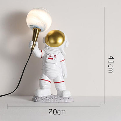 Astronaut Table Lamp Creative Small Night Lamp Moon Decorated Astronaut Wall Lamp