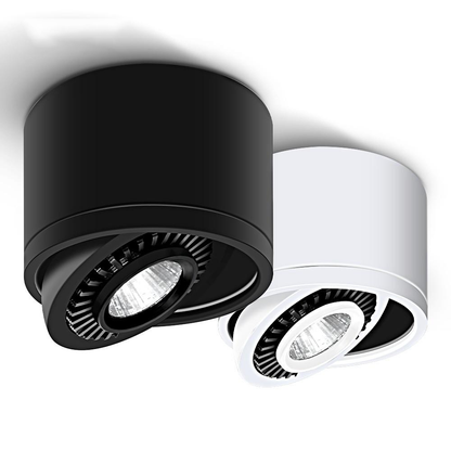 Angle Adjustable Dimmable Surface Mounted Downlight Ceiling Lamp 5W 7W 9W 15W LED COB Spot Light AC Ceiling Light