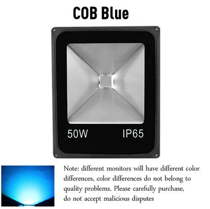 LED Flood Light Outdoor Lamp Led Spotlight Reflector Sensor Floodlight 10W 20W 30W 50W Waterproof Garden  Lighting
