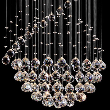 Empire Vintage Chandelier Modern Loft Crystal Lamp With GU10 9 Lights Europe For Bedroom Living Room Hotel Restaurant Lobby Cafe