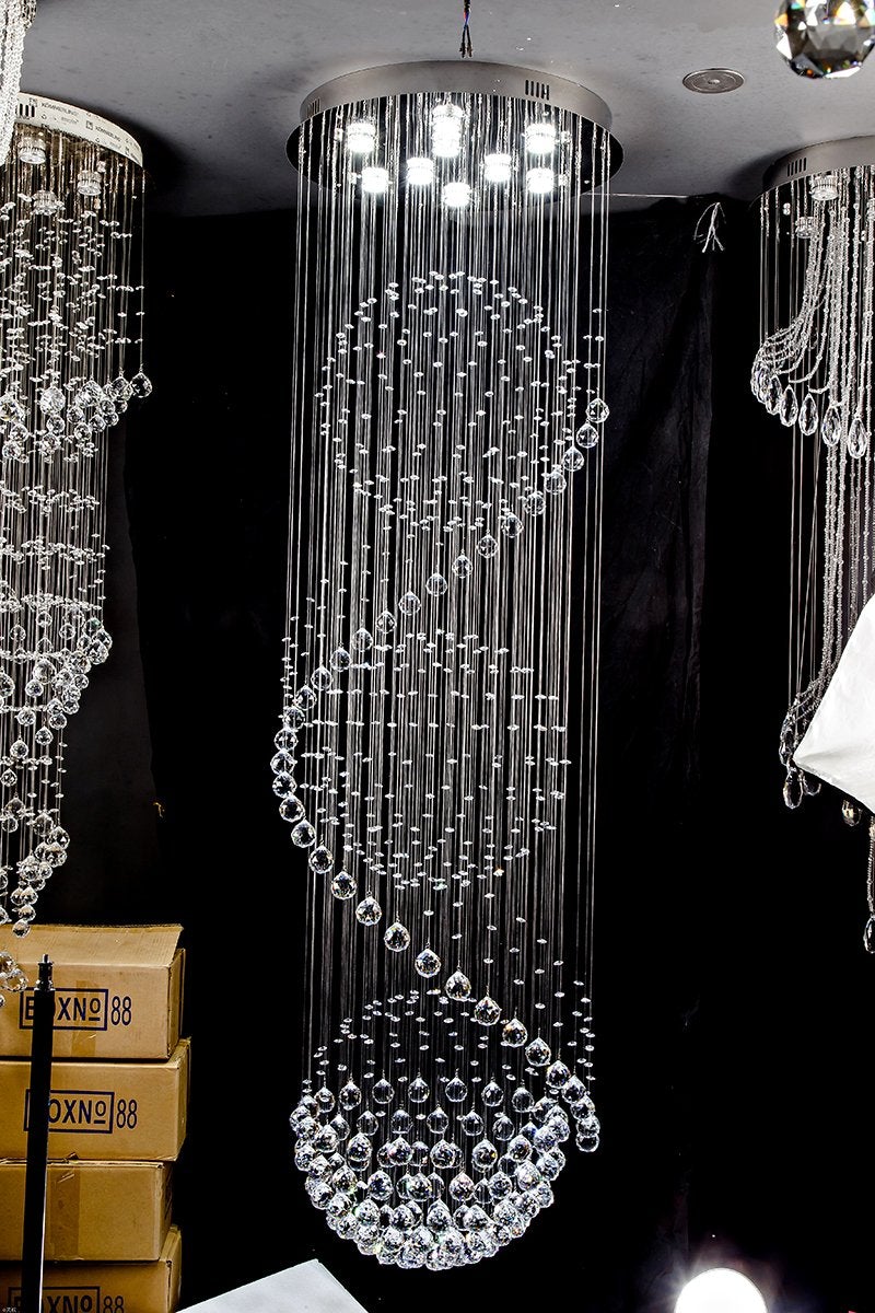 Empire Vintage Chandelier Modern Loft Crystal Lamp With GU10 9 Lights Europe For Bedroom Living Room Hotel Restaurant Lobby Cafe