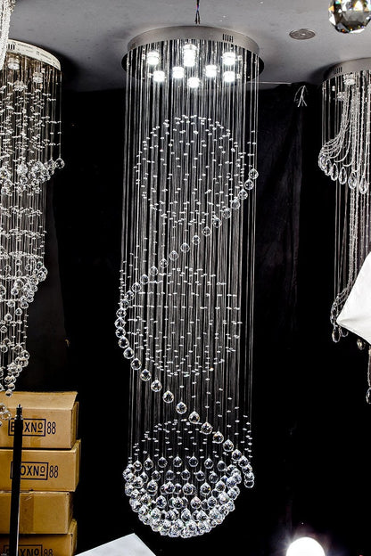 Empire Vintage Chandelier Modern Loft Crystal Lamp With GU10 9 Lights Europe For Bedroom Living Room Hotel Restaurant Lobby Cafe
