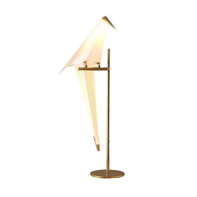 Modern Paper Crane Metal Chandelier For Restaurant Living Room Dining Room Children's Room LED Bird Design Pendant Lamp