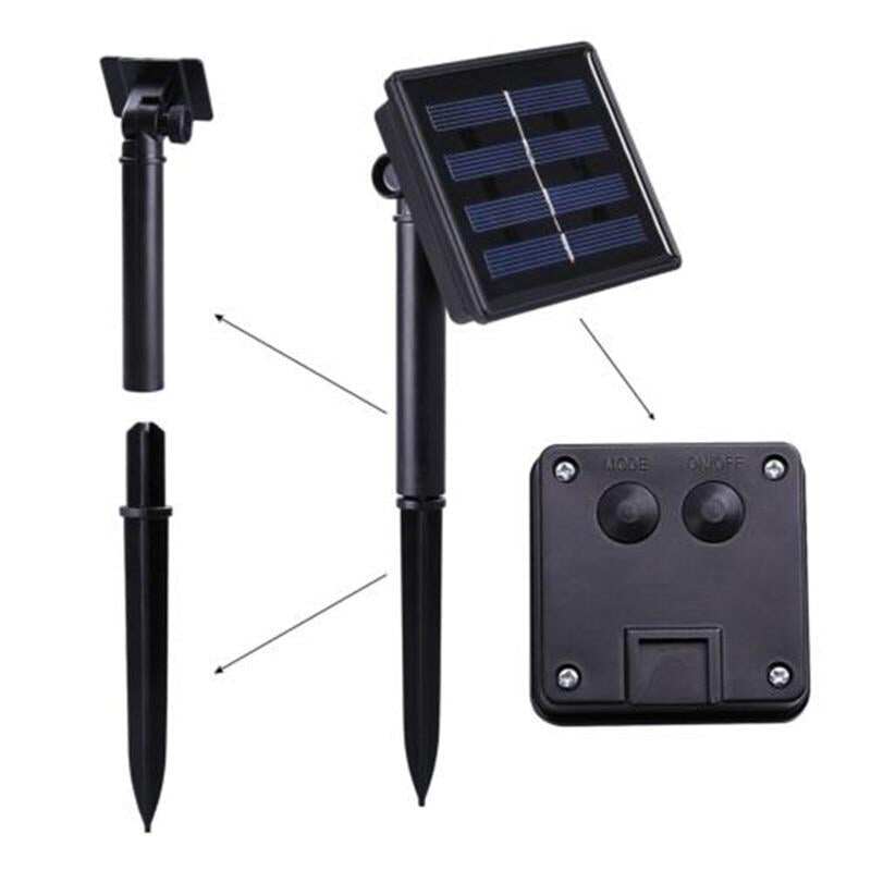 10M 50Led Solar Powered Bulbs Led String Lights for Outdoor Lighting Courtyard Street Garden Led Fairy Lights Christmas Garland
