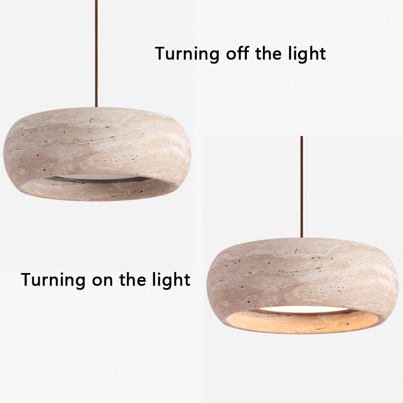 Modern LED Pendant Lights Travertine Pendant Lights Natural Stone Pendant Lamp
