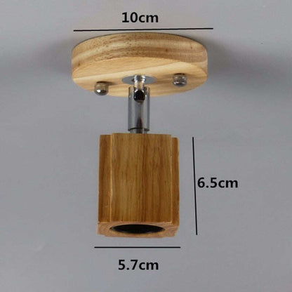 Modern Ceiling Lamp  LED Indoor Light Oka Wood Pendant The Restaurant Shops Bar Corridor Light  Fixture