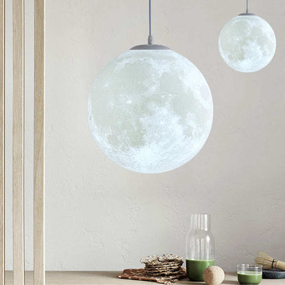 Creative Restaurant Bar Decoration Chandelier Hotel Bedroom Living Room Moon-shaped Lamps