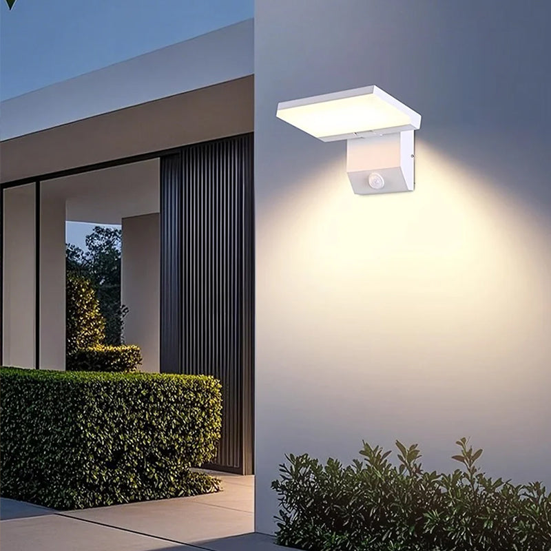 Outdoor Wall Light LED IP65 Waterproof Sensor 18w Foldable Modern Wall Lights Garden Courtyard Indoor Lamps