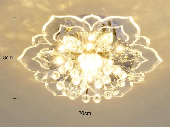 Modern Minimalist Living Room Lamp Corridor Crystal Ceiling Lamp