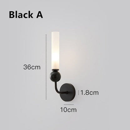 Decorative wall lamp in the foyer hallway lamp living room TV background