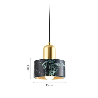Nordic Marble Minimalist One-headed Small Chandelier Bedroom Light Extravagant Headlights Post-modern Restaurant Bar Decorated Lamps