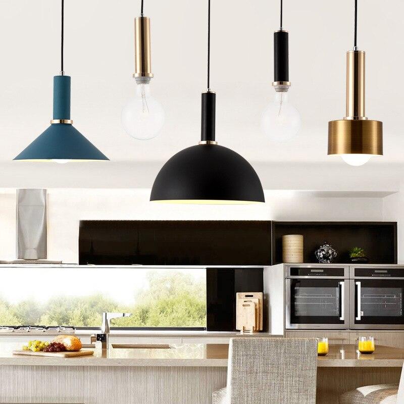 Nordic Macarons Pendant Lights E27 LED Modern Creative Hanging Lamp Design DIY For Bedroom Living Room Kitchen Restaurant