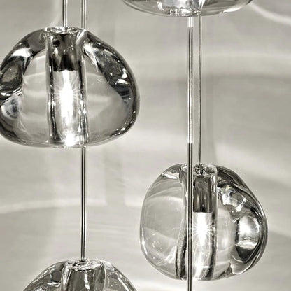 Ccrystal Chandeliers Lighting Loft Hanging Lamp Staircase Modern Luxury Long Wire Cristal Balls Kitchen Villa Living Room Bar