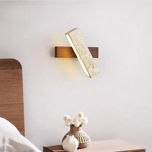 Natural Stone Wall Lamp Art Decor Sconce For Foyer Dining Room Bedroom Stairs Aisle Corridor Atmosphere Lighting