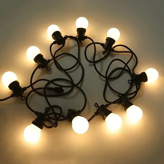 Outdoor Camp Lights Bulbs 23M G50 Waterproof Garland String LED Fairy Lights Tent
