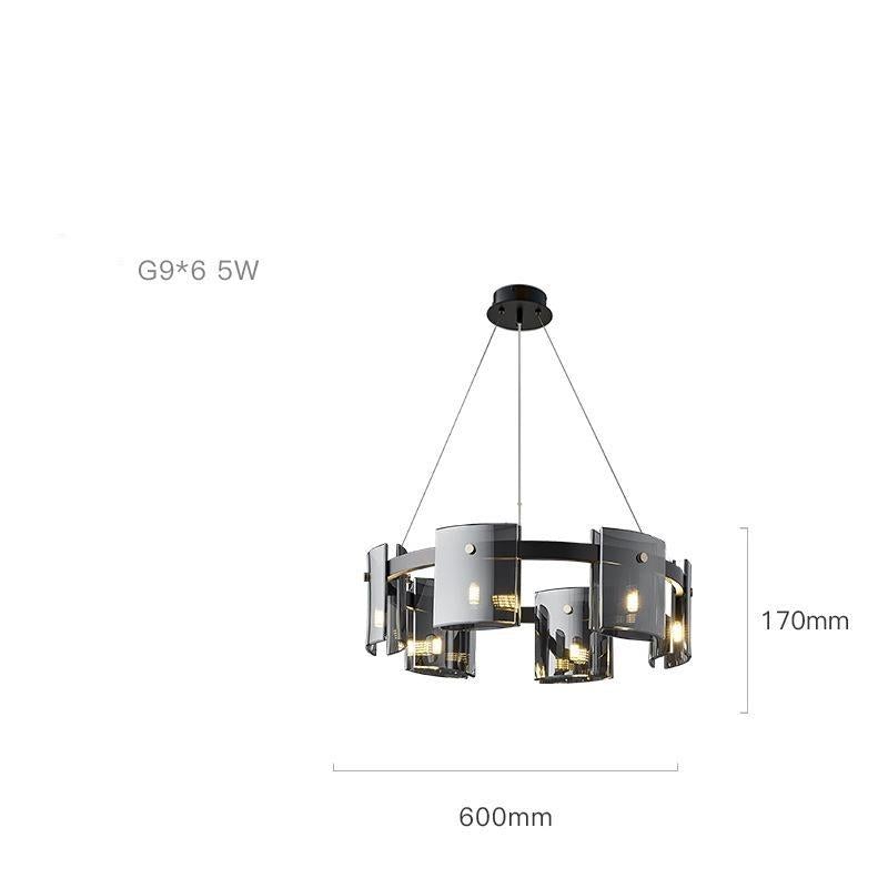 Modern Light Luxury Living Room Chandelier Simple Bedroom Creative High-end Nordic Restaurant Bar Main Light