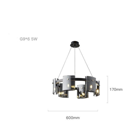 Modern Light Luxury Living Room Chandelier Simple Bedroom Creative High-end Nordic Restaurant Bar Main Light