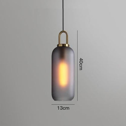 Postmodern Ins Pendant Lights Luxury Restaurant Lamps Nordic Bar Bedroom Bedside Glass Ball Single Hanging Lamp