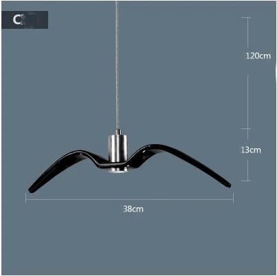 Nordic Chandelier Restaurant Three Creative Lights Modern Minimalist LED Bar Table Dining Room Personality Art Seagull Chandelier