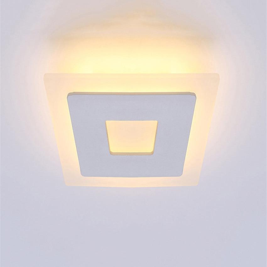 18w LED Ceiling Light Aluminum Acrylic Home Decor Ceiling Lamp Bedroom Living Room Hallway Lighting Light Fixture BL09x