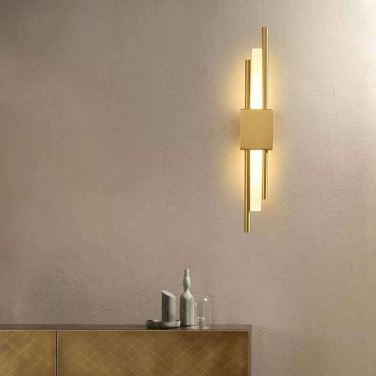 Modern Light Luxury Bedroom Copper Wall Lamp
