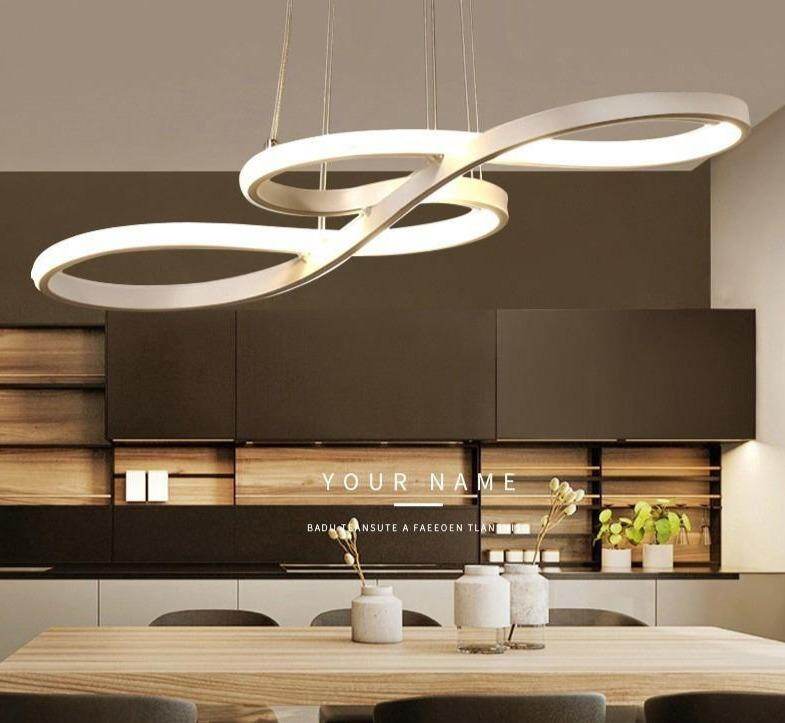Modern New Creative Pendant Lights  LED Kitchen Aluminum Silica Suspension Hanging Cord Lamp For Dinning Room Lamparas Colgantes