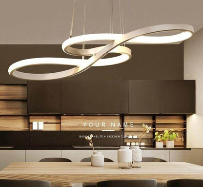 Modern New Creative Pendant Lights  LED Kitchen Aluminum Silica Suspension Hanging Cord Lamp For Dinning Room Lamparas Colgantes