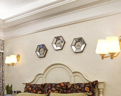 Nordic Living Room Bedroom Copper Wall Lamps