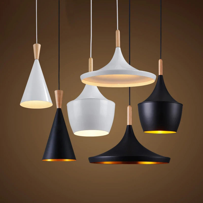 Slope indoor wrought iron lampshade LS01 retro retro Edison modern chandelier LED ceiling living room bedroom home lamp