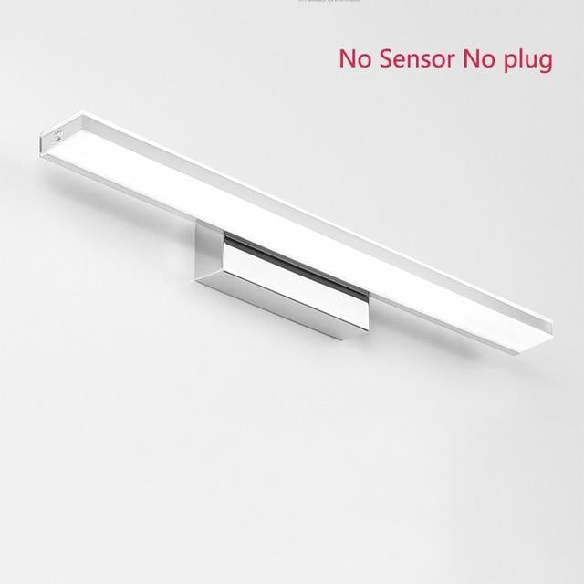 LED Mirror Light 42-52cm PIR Motion Sensor Waterproof Modern Cosmetic Acrylic Wall Lamp For Bathroom Light sconce lamp ZJQ0005