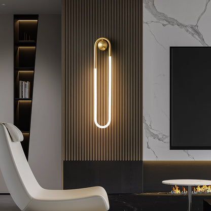 U-shaped Wall lamp Modern designer Creative Study Living room Bedroom Wall light Bedhead