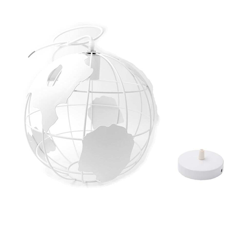 Modern Globe Pendant Lights Black/White Pendant Lamps for Bar/Restaurant Hollow Ball Ceiling Fixtures Pendant Light Globes