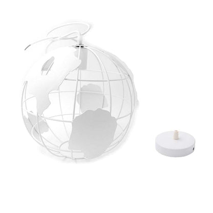 Modern Globe Pendant Lights Black/White Pendant Lamps for Bar/Restaurant Hollow Ball Ceiling Fixtures Pendant Light Globes
