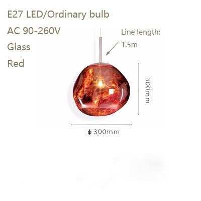 Modern Novelty Art Deco Glass Pendant Light LED E27 With 3 Colors For Living Room Bedroom Restaurant Kitchen Cafe Hotel Office