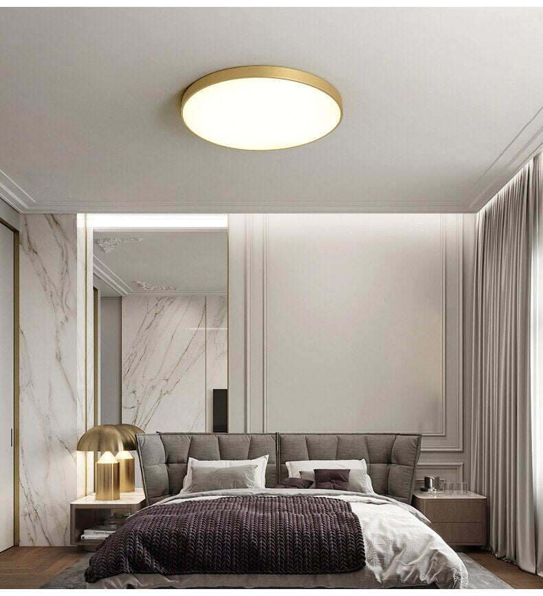 Modern atmosphere light luxury ultra thin ceiling lamp bedroom living room kitchen dining room ceiling lamp