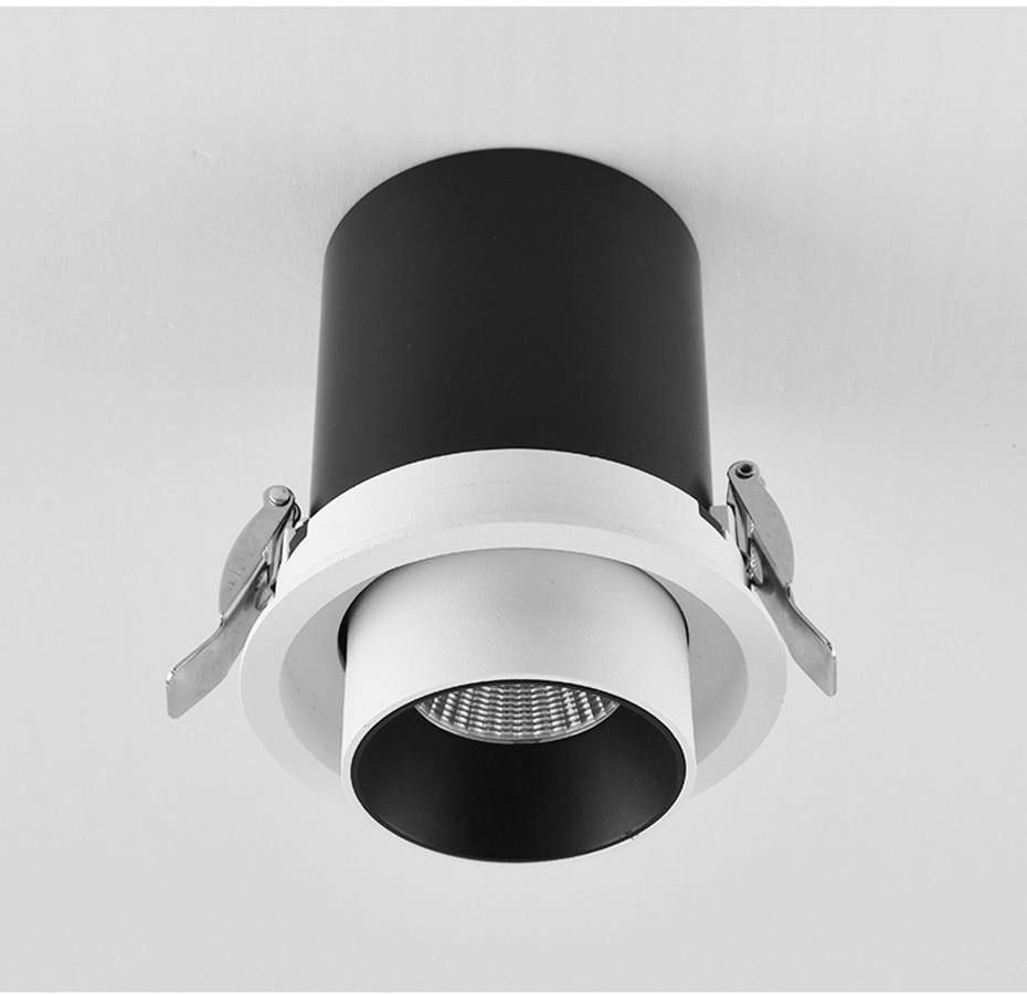 NEW LED spot lights embedded ceiling lamp 12W 10W 7W living room simple Nordic Adjustable and Rotate CREE COB downlight