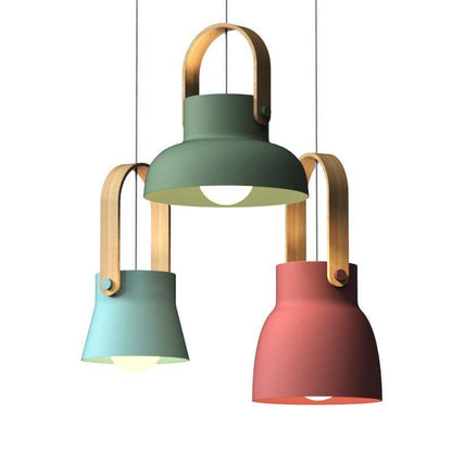 Nordic Loft LED Iron Pendant Lights Restaurant Room Bedroom Simple Hanging Lamp Home Indoor Kitchen art de pendant lamp Lighting