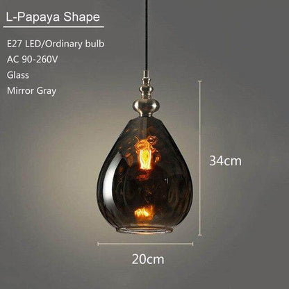 Modern Creative Europe Glass Pendant Light LED E27 With 3 Colors For Bedroom/Restaurant/Living Room/Kitchen/Cafe/Hotel/Office