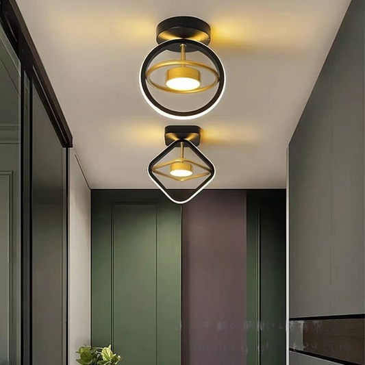 Modern LED Aisle Ceiling Lights Nodic Led Surface Mounted Ceiling Lamp for Bedroom Living Room Corridor Light 3-color lighting