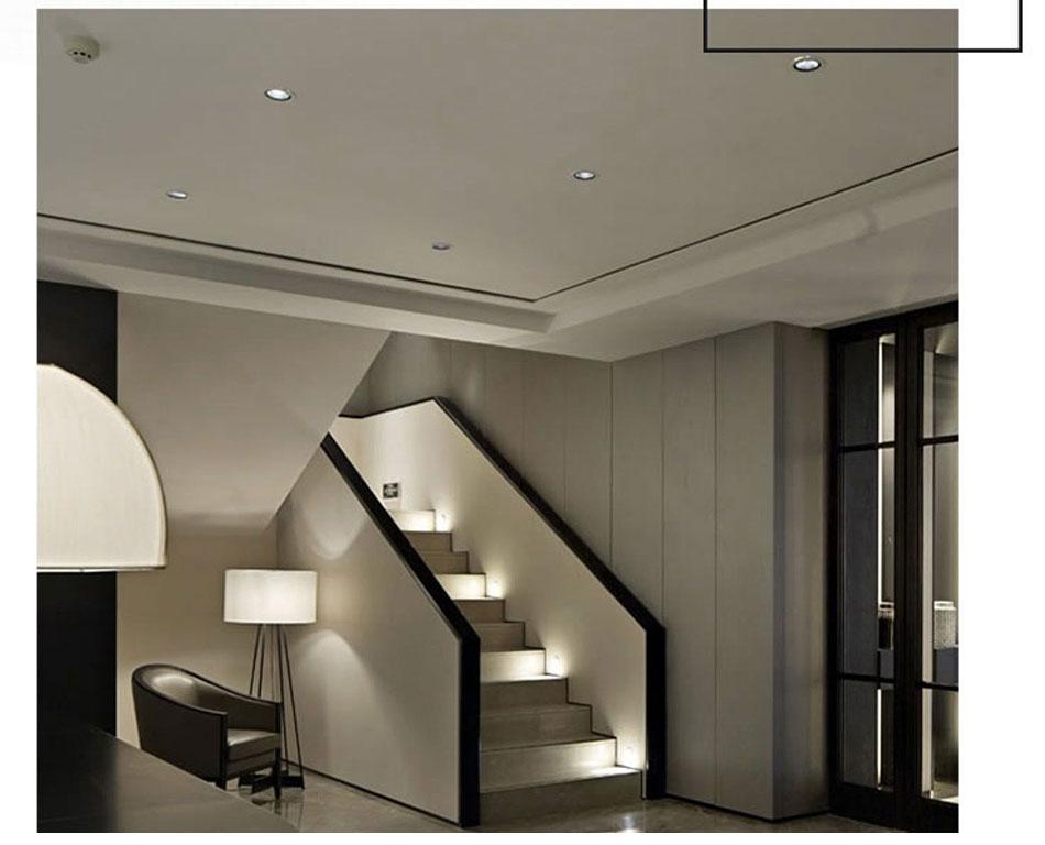 led downlight lamp Black waterproof 3w 5w 7W 9W 12W 15W led spot ceiling recessed downlights round led panel light