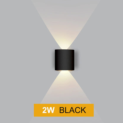 LED Wall Light Outdoor Waterproof Modern Nordic Style Indoor Wall Lamps Living Room Porch Garden Lamp 2W 4W 6W 8W 12W NR-69