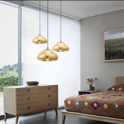Art Deco Modern Novelty Glass Pendant Light LED E27 With 3 Colors For Parlor Bedroom Dining Room Cafe Hotel Restaurant Office