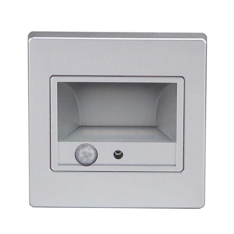 Abs Automatic PIR Sensor Stair Led Light Step Bedroom Wall Led Light Indoor Led Staircase Lighting