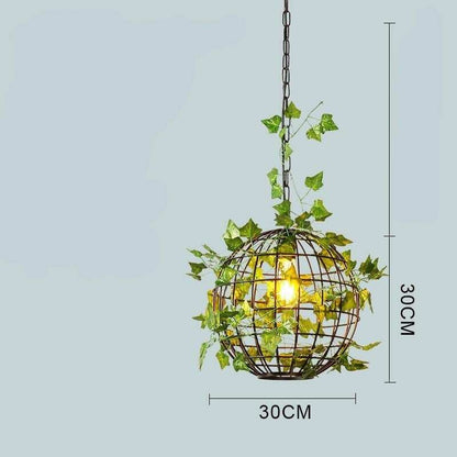 American Plant and Grass Chandelier Creative Restaurant Bedroom Balcony Flower Shop Bar Net Cafe Cake Shop Earth Chandelier