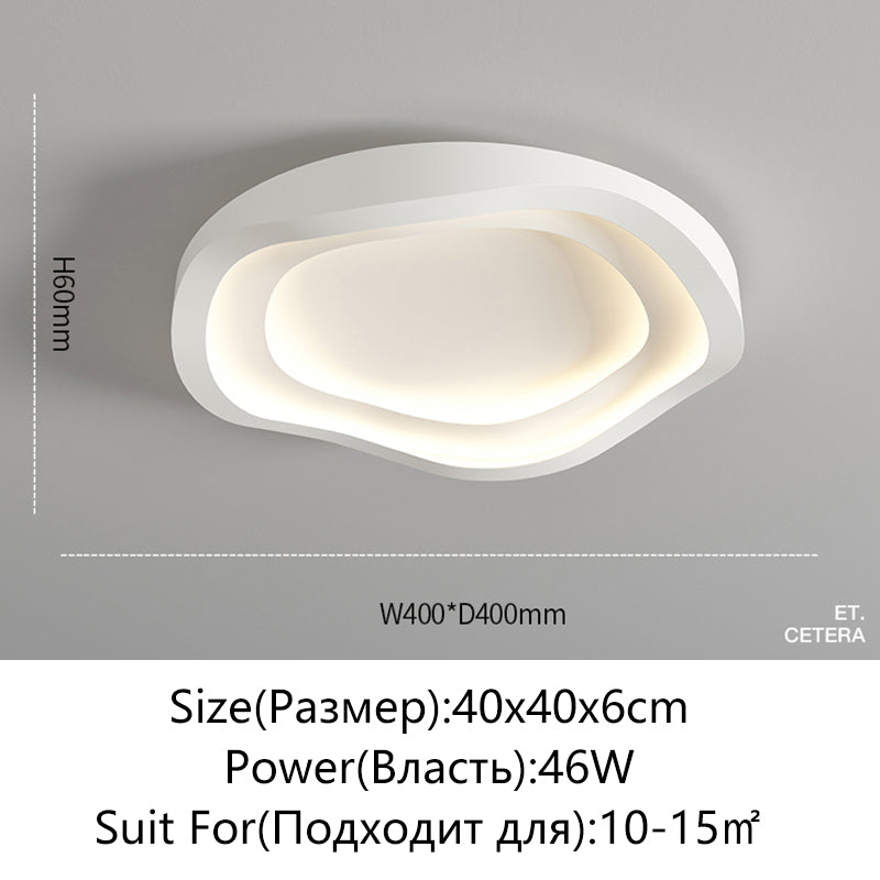 LED White Ceiling Light Room Light Modern Bedroom Dining Room Ceiling Decoration Lighting Ceiling Lamp Indoor Light
