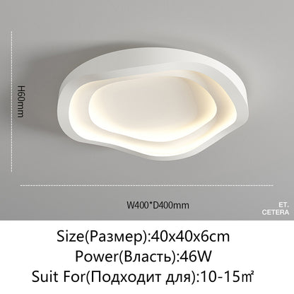 LED White Ceiling Light Room Light Modern Bedroom Dining Room Ceiling Decoration Lighting Ceiling Lamp Indoor Light