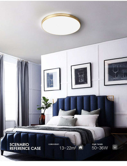 Modern atmosphere light luxury ultra thin ceiling lamp bedroom living room kitchen dining room ceiling lamp